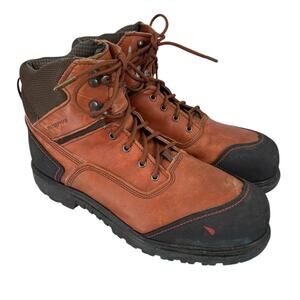 Red Wing BRNR XP 6" Waterproof Safety Boots Mens Size 11 Leather Steel Toe Work